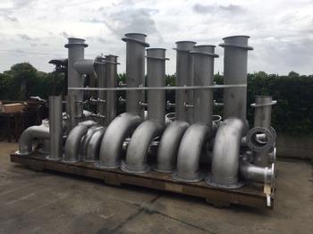 Construction for plastic material plant 5